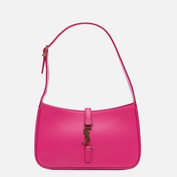 Yves Saint Laurent Le 5 a 7 Fuchsia Shoulder Bag - Picture 1 of 6